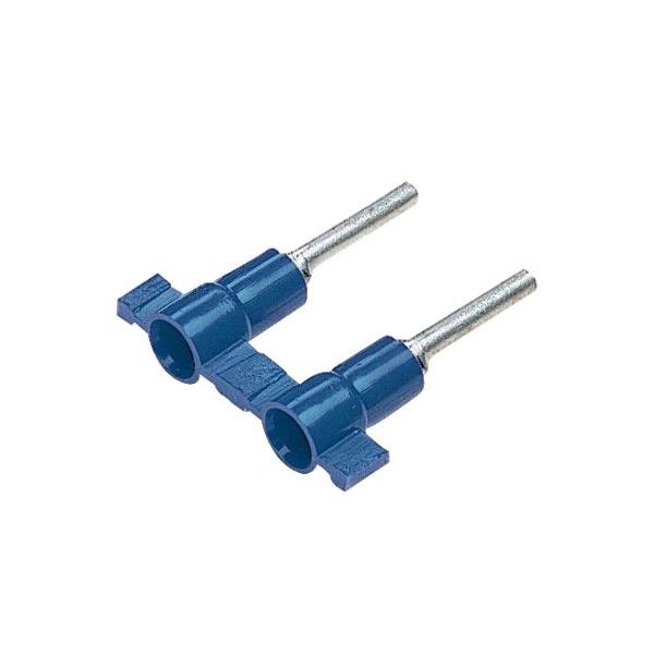 Pin Terminal, 14 AWG, 600 V, Vinyl Insulated, Blue, 3000 PK